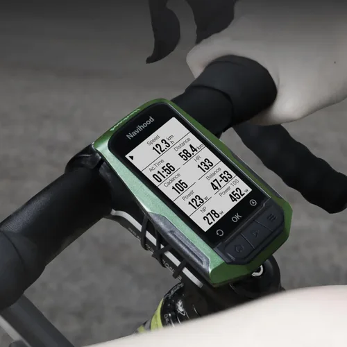 Vista 8 de MEILAN Navihood L1 - Computadora GPS para bicicleta, computadora de navegación con mapas sin conexión y planificación dinámica de la carretera
