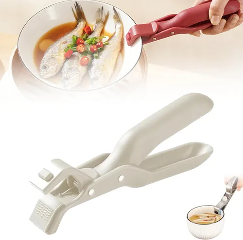 Vista 16 de Clip multiusos antiquemaduras para cocina, clip de silicona antideslizante con aislamiento térmico antiquemaduras, clip multifunción antiquemaduras