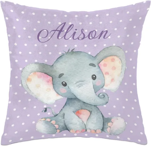 Vista 23 de Funda de almohada personalizada con nombre de bebé para bebé, niño y niña, almohada personalizada con nombre, almohada personalizada para sofá