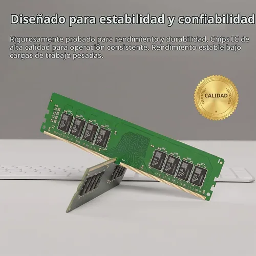 Vista 6 de Timetec 8 GB DDR4 2400 MHz PC4-19200 sin ECC sin búfer 1.2 V CL17 1Rx8 de rango único 288 pines UDIMM módulo de memoria RAM de actualización para PC