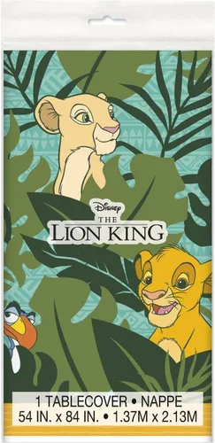 Vista 4 de Disney Lion King - Mantel rectangular de plástico para mesa, 54 x 84 pulgadas, 1 unidad