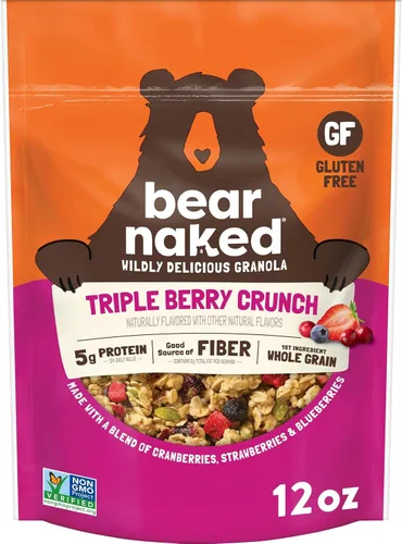 Vista 10 de Bear Naked Fit Granola crujiente de bayas triple 12 oz