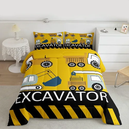 Vista 32 de Feelyou Juego de ropa de cama con diseño de arco iris, juego de edredón para niños, niñas, decoración de notas musicales, edredón de microfibra