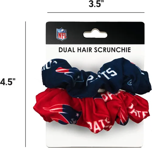 Vista 2 de Littlearth Torsión de cabello doble NFL New England Patriots