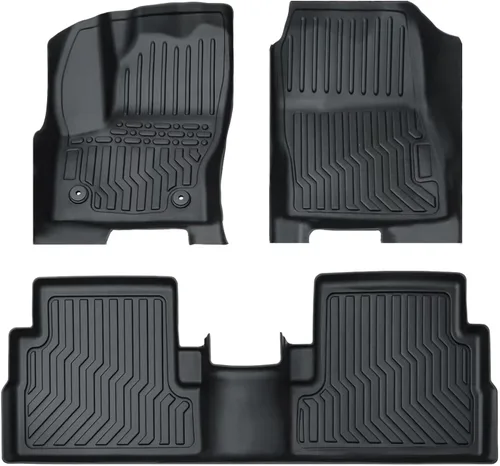 Vista 18 de Alfombrillas para todo tipo de clima para Ford Explorer 2011-2014 (no apto para asientos de cubo), tapetes para el piso de 1ª y 2ª y fila, 3D