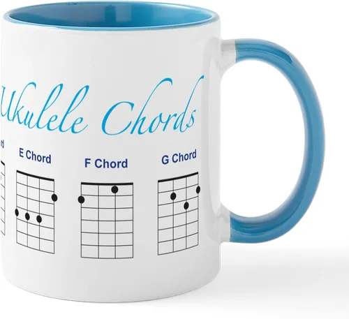 Vista 20 de CafePress Peace Love - Taza de café de cerámica para ukelele (11 oz (11.0 fl oz)