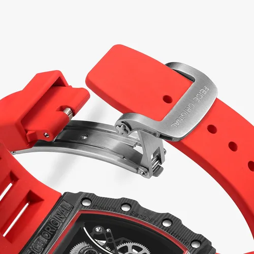 Vista 3 de FEICE FM602 - Reloj de pulsera automático para hombre, cristal de zafiro, movimiento japonés, esqueleto, automático, reloj mecánico automático