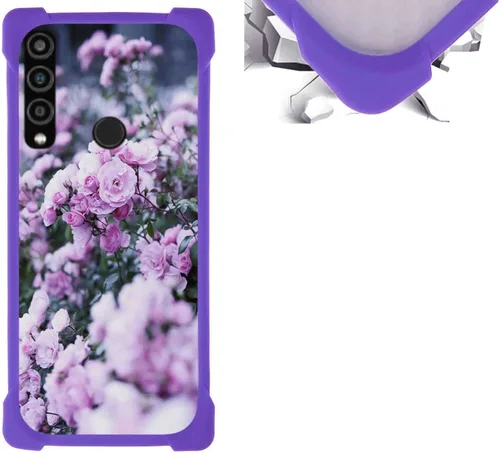 Vista 13 de jioeuinly Funda compatible con ZTE Blade X1 5G Phone Case PC Backplane + cubierta de silicona suave marco XSH