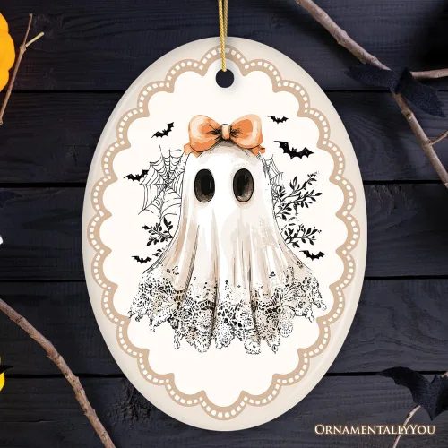 Vista 7 de Decoraciones colgantes espeluznantes para árbol de Halloween y decoración del hogar