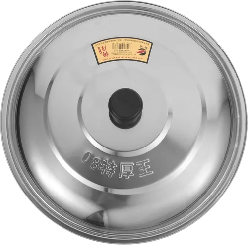 Vista 8 de DOITOOL Tapa universal de olla de acero inoxidable de 13 pulgadas con perilla resistente al calor para sartenes y ollas de cocina