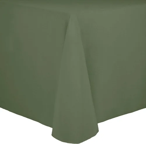 Vista 29 de Ultimate Textile Cotton-Feel - Mantel ovalado de poliéster hilado resistente a las manchas y a las arrugas, lavable a máquina, color berenjena, 1