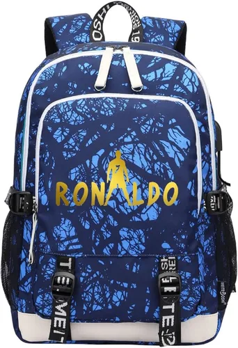 Vista 18 de Soccer Player 7 Mochila deportiva multifunción para viajes, portátil, para fanáticos del fútbol, para hombres y mujeres, negro - 2, Tamaño único