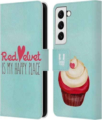 Vista 257 de Head Case Designs Assortment Cupcakes Happiness Leather Wallet Case Compatible with Samsung Galaxy A07 4G Surtido