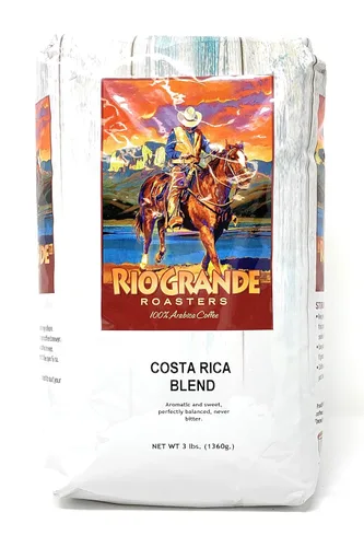 Vista 4 de Rio Grande Roaster Bolsa de café de grano entero con caramelo de 3 libras