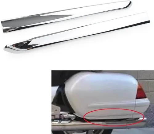 Vista 3 de LIRU Powersports alforjas cromadas para Honda Golwing GL1800 2001 2002 2003 2004 2005 2006 2007 2008 2009 2010 2011