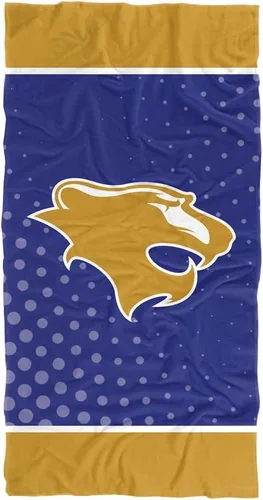 Vista 207 de LOGOVISION Manta Abilene Christian University, 30x60 Logo Dots CottonFront/PolyBackBeachTowel