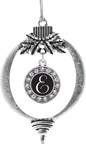 Vista 670 de Inspired Silver - Adorno de cromosoma 21 con dije de círculo de plata con joyas de circonita cúbica