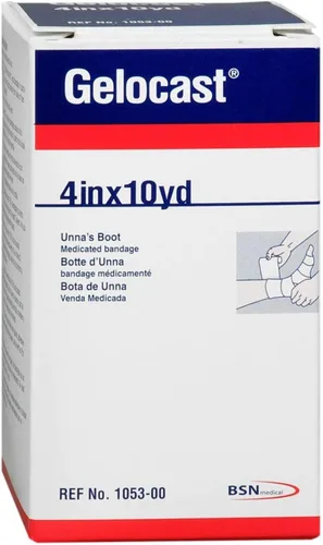 Vista 2 de Gelocast Unnas - Gasa vendaje para botas – 4 pulgadas de ancho x 10 yardas, 1 unidad