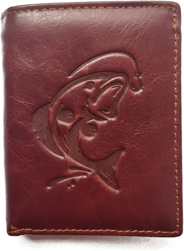 Vista 55 de Hombres Cool Eagle Wolf Caballo Totem Cuero Vaca Vertical Cartera Cremallera Multi-tarjeta Titular, Tótem de caballo, Minimalista