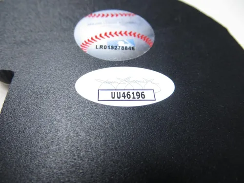 Vista 3 de Yasiel Puig - Figura de madera firmada con autógrafo Los Angeles Dodgers JSA UU46196