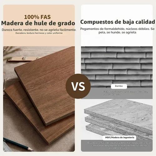 Vista 4 de Perchero independiente de cactus de madera maciza con 6 ganchos en forma de L y 3 tamaños ajustables, perchero para dormitorio, entrada, sala