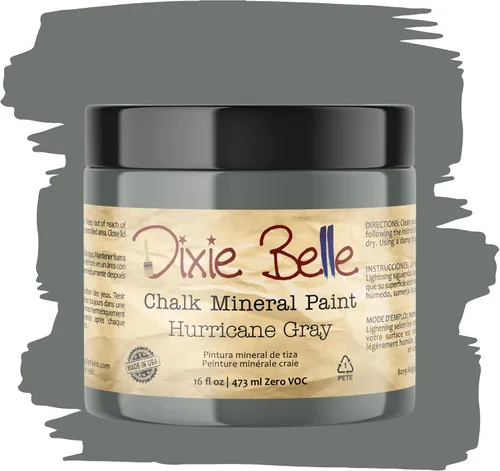Vista 335 de Pintura para muebles con acabado de tiza Dixie Belle Paint Company - Amatista (4oz) - Pintura mineral de tiza chic púrpura profundo mate