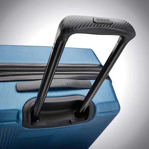 Vista 3 de American Tourister Stratum XLT - Equipaje rígido, extensible con ruedas giratorias, Azul (Spruce)), 122712
