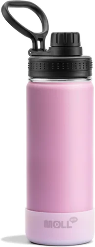 Vista 15 de Botella de agua de 12 oz para niños de acero inoxidable con aislamiento al vacío de boca ancha Botella de agua deportiva - Pequeña botella de agua
