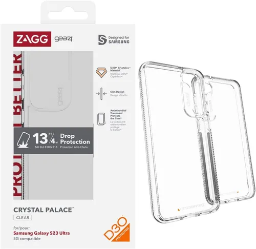 Vista 29 de ZAGG Gear4 Crystal Palace - Funda para teléfono compatible con Samsung Galaxy A10e, protección avanzada contra impactos con tecnología D3O