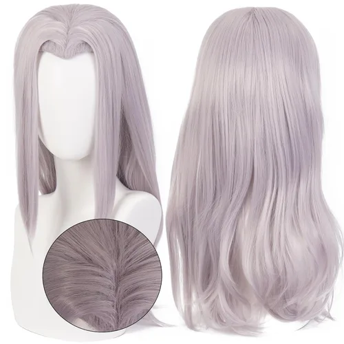 Vista 7 de Peluca de cosplay de pelo corto rizado negro para adultos, pelucas de Halloween para mujeres y hombres