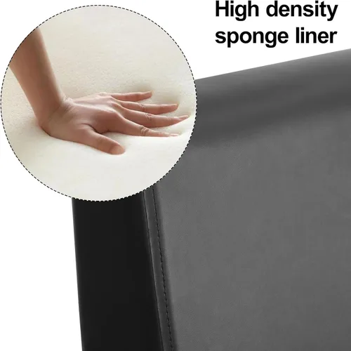 Vista 7 de Silla de salón de mano para estilistas, silla de peluquería hidráulica de alta resistencia con altura ajustable, giro de 360° y respaldo ergonómico