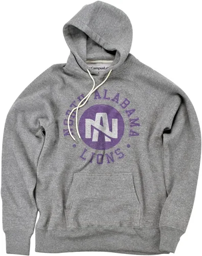 Vista 17 de Campus Lab Collegiate Classic Retro Stamp - Sudadera con capucha unisex para adultos