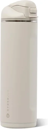 Vista 83 de HydroJug Ease2o - Botella de agua aislada de 24 onzas, tapa con popote y Duna