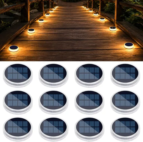 Vista 10 de Lacasa Luces solares de cubierta, 1 paquete de luz para pasarela de entrada