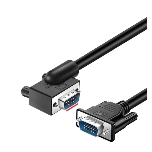 Vista 14 de Left Angle DB9 Serial Cable RS232 Male to Female Extension Wire 9 Pin(FF-D,0.5M)