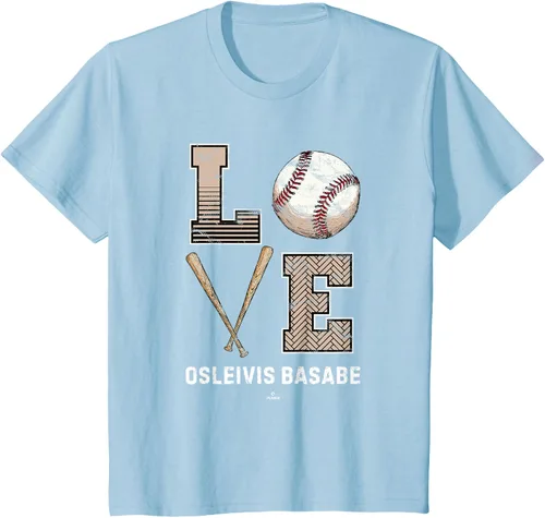 Vista 7 de Baseball Love Osleivis Basabe Prospect Baseball Fan Gear T-Shirt