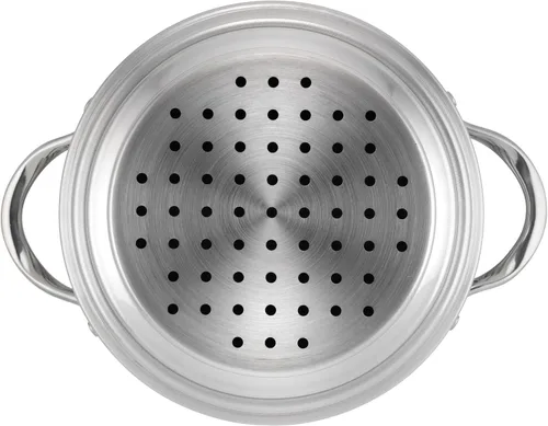 Vista 6 de Anolon – Inserto para vaporera universal, de acero inoxidable, clásico, M, Acero inoxidable