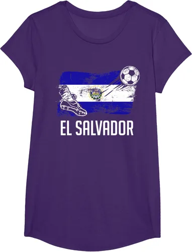 Vista 55 de Camiseta salvadoreña con bandera de fútbol salvadoreño
