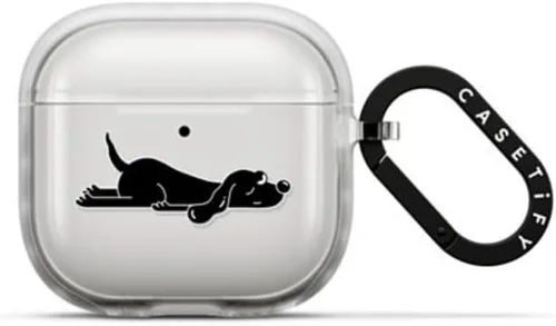Vista 91 de CASETiFY Impact Airpods Pro (1ª/2ª) - Funda con anillo, color negro