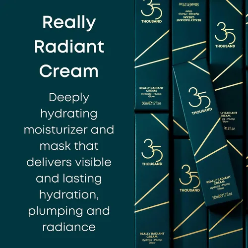 Vista 2 de 35 Thousand Really Radiant Cream, Hidratante Facial 1.7 fl oz