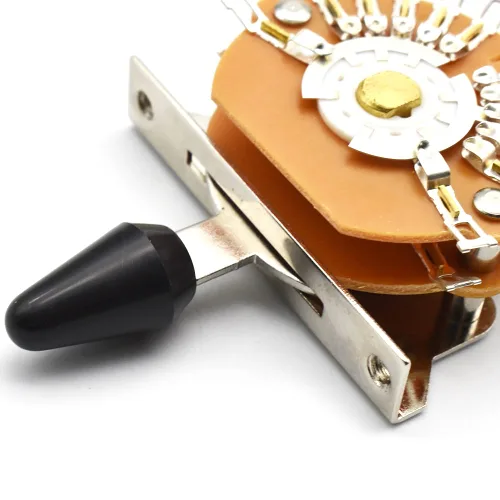 Vista 9 de Guitarra de 5 vías 24 teclas Super interruptor de palanca selector de pastilla Super 4-Pole Double Wafer para guitarras Strat/Tele con punta
