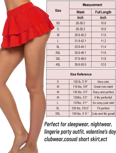 Vista 6 de Avidlove - Minifalda plisada con pliegues sólidos para mujer.