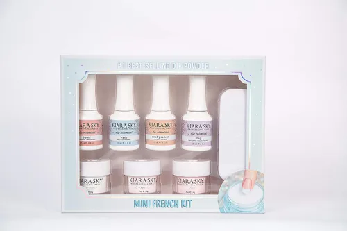 Vista 10 de Kiara Sky Kit esencial de polvos de inmersión. Kit completo y fácil de usar para manicura en polvo.