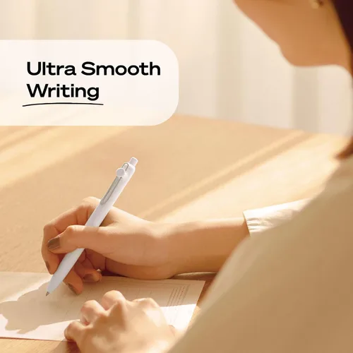 Vista 2 de Uniball™ Zento - Bolígrafos de gel, tinta negra, punta media de 0.03 in Bohemio