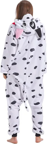 Vista 7 de HOMWERRONT Pijama de lagarto para adultos, diseño de dibujos animados, Navidad, cosplay, ropa de dormir para mujeres y hombres