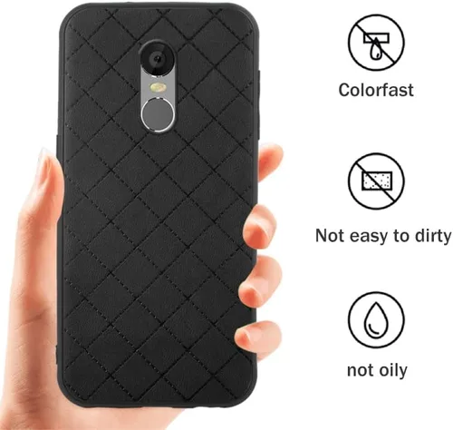 Vista 3 de ELISORLI Funda compatible con Xiaomi Redmi 5 Plus, resistente y delgada, accesorios de celda delgada, ajuste antideslizante, goma TPU para teléfono