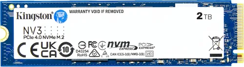 Vista 8 de Kingston NV3 500GB M.2 2280 NVMe SSD PCIe 4.0 Gen 4x4 Hasta 5000 MB/s SNV3S/500G