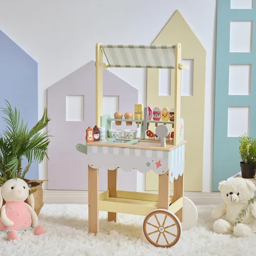 Vista 5 de Teamson Kids Jolly Pals - Soporte para helados, color verde menta