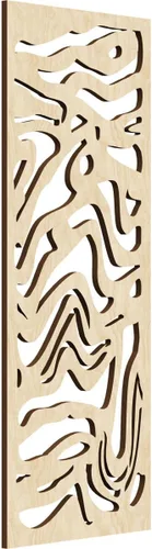Vista 12 de 9 3/8"W x 24 3/8"H x 1/4"T Northfield Decorativos Paneles de Pared de Madera Calado, Abedul
