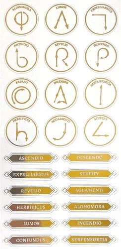 Vista 9 de Paper House Productions Harry Potter - Hoja de calcomanías con efecto esmaltado brillante para manualidades, álbumes de recortes y coleccionismo